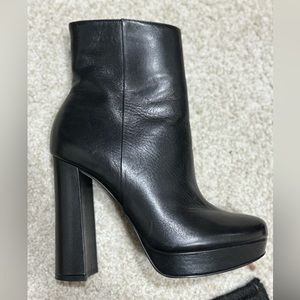 Black Steve Madden Platform Booties